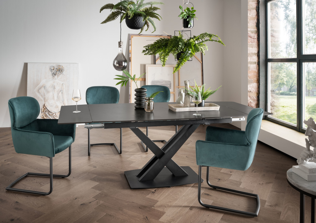 BL63005-S_Indoormoebelset_BL62009_Diningschwingsessel_Venedig_dunkelgruen_BL60405_Ausziehtisch_Sanremo_dark-grey (4)